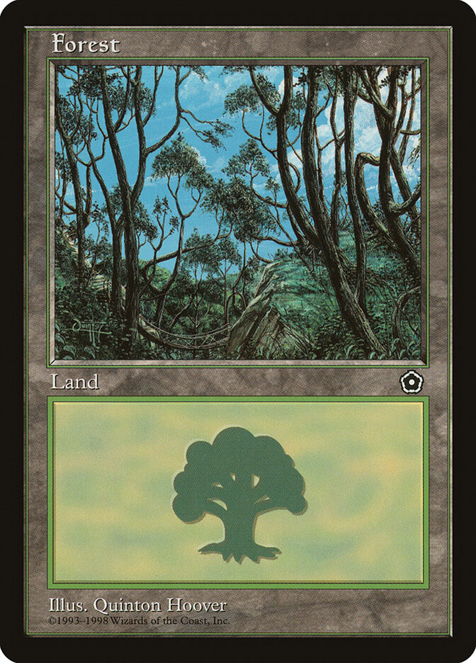 Forest card front