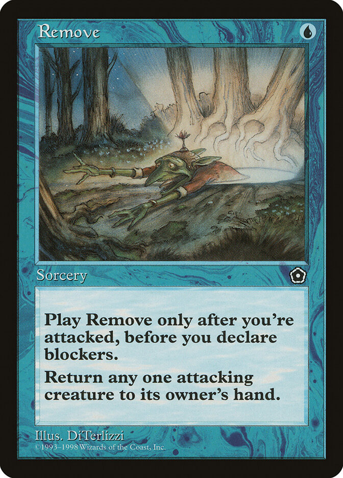Remove card front