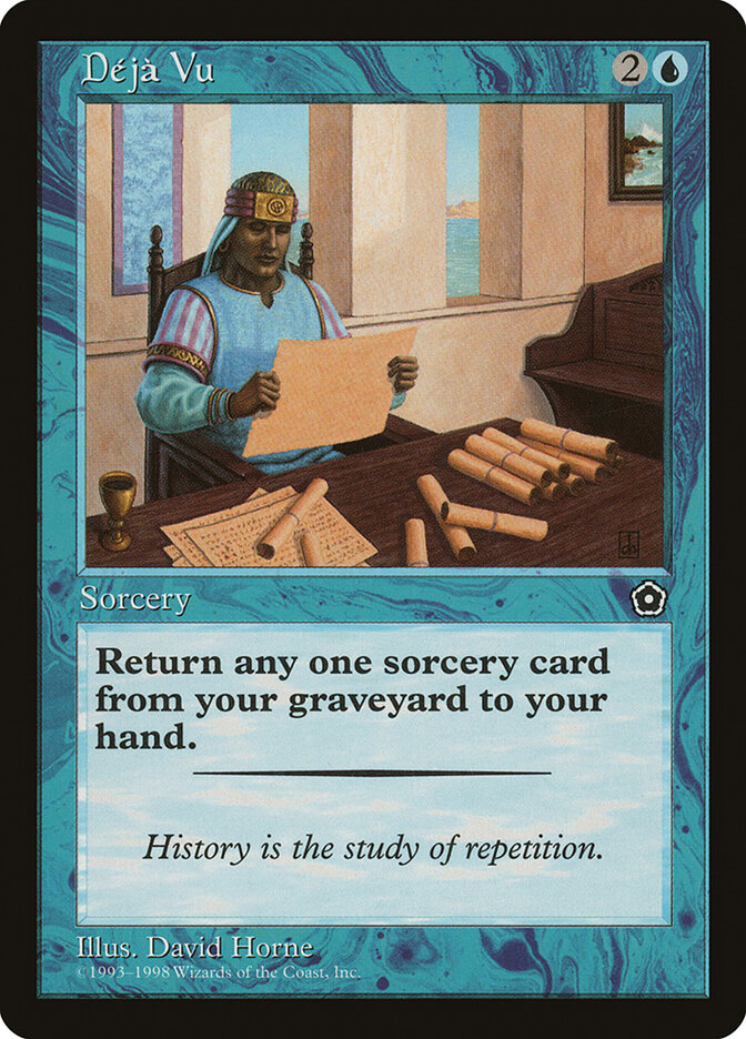 Déjà Vu card front