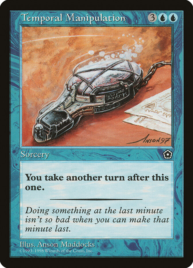 Temporal Manipulation card front