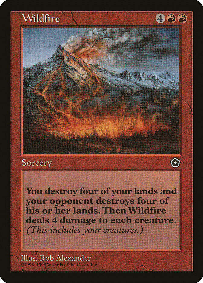 Wildfire card front
