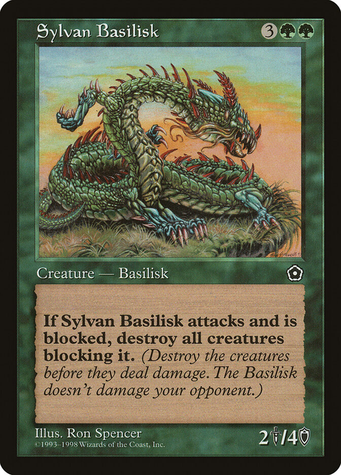Sylvan Basilisk card front