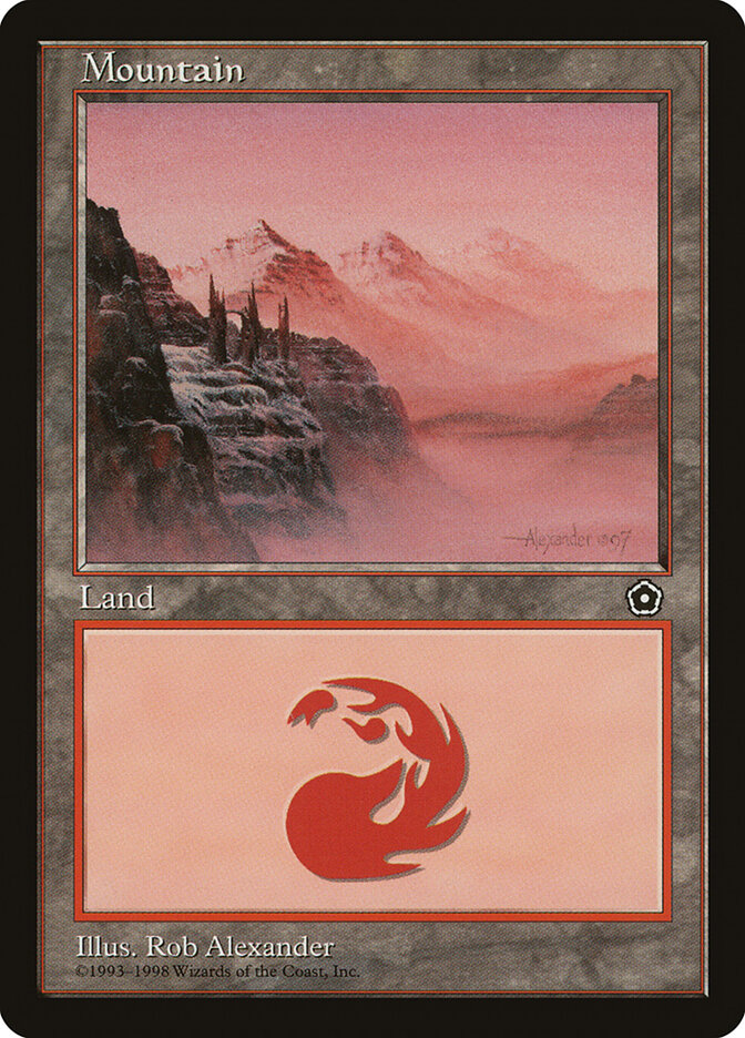 Mountain card front