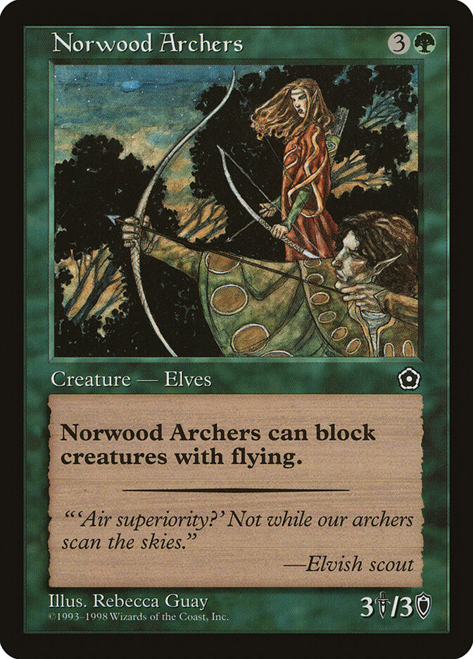 Norwood Archers card front