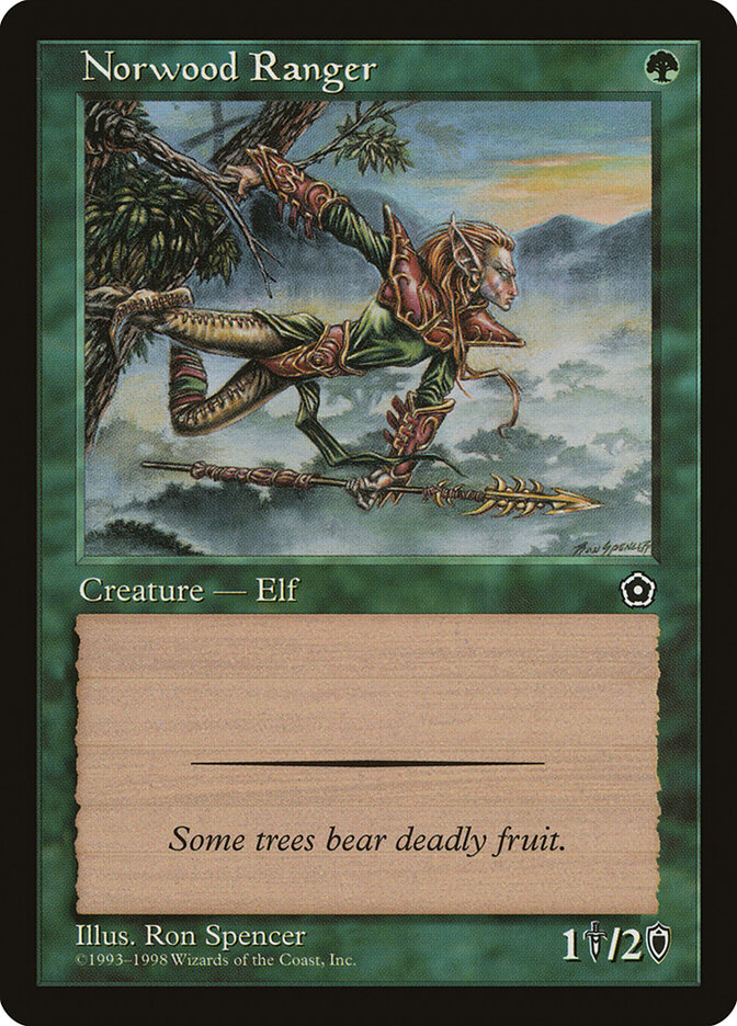 Norwood Ranger card front