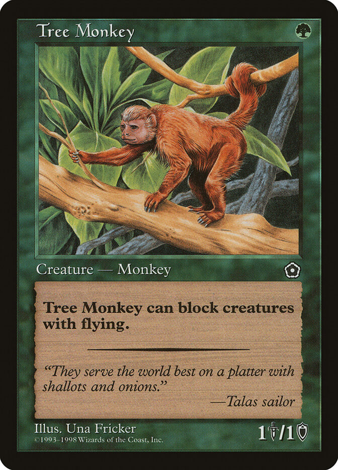 Tree Monkey card front