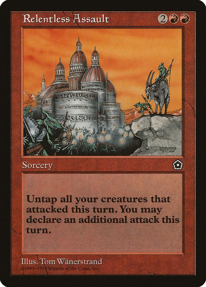 Relentless Assault card front