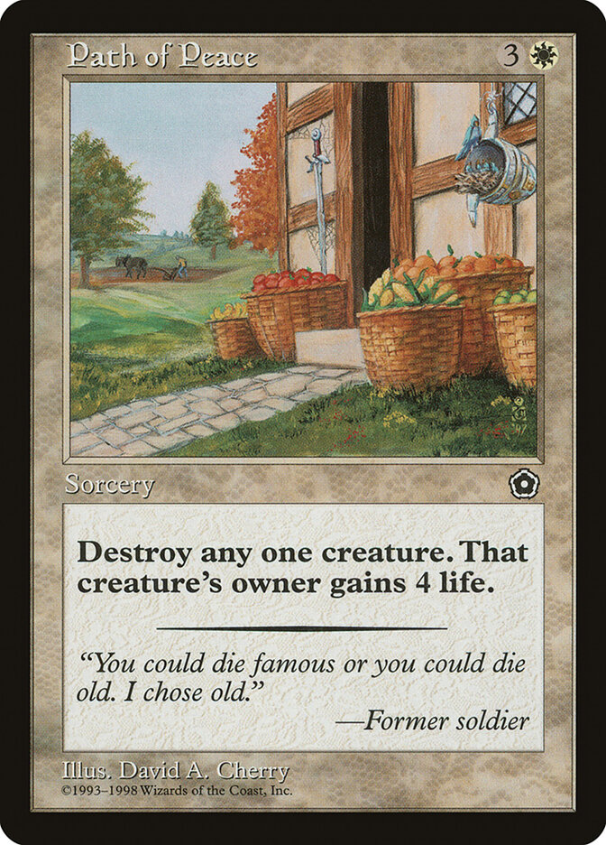 Path of Peace card front