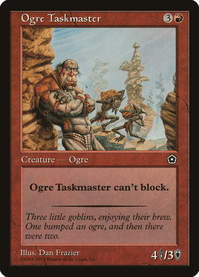 Ogre Taskmaster card front