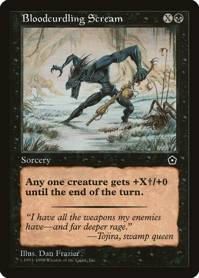 Bloodcurdling Scream card front