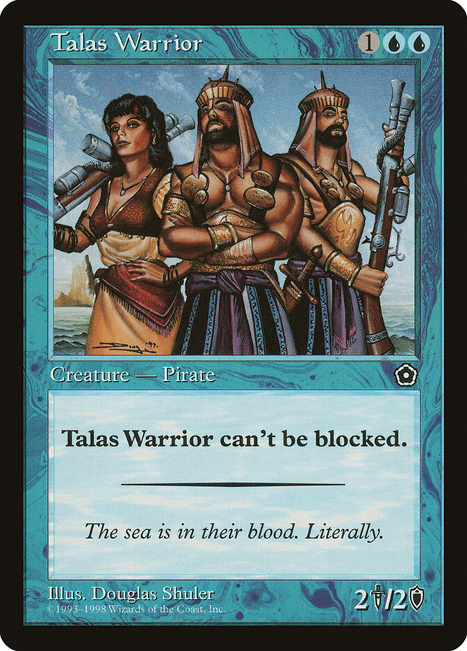 Talas Warrior card front