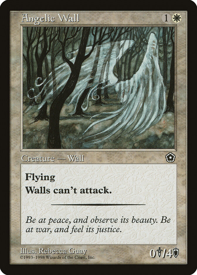 Angelic Wall card front
