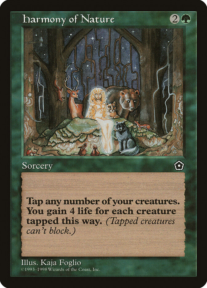 Harmony of Nature card front