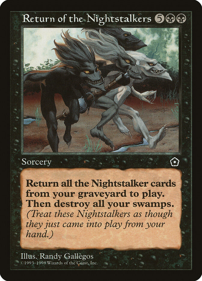 Return of the Nightstalkers card front