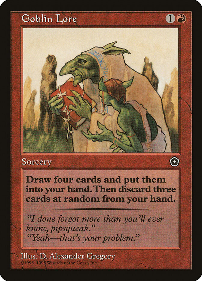 Goblin Lore card front