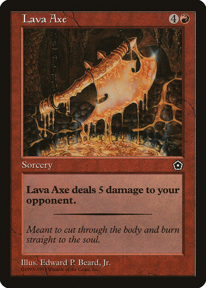 Lava Axe card front