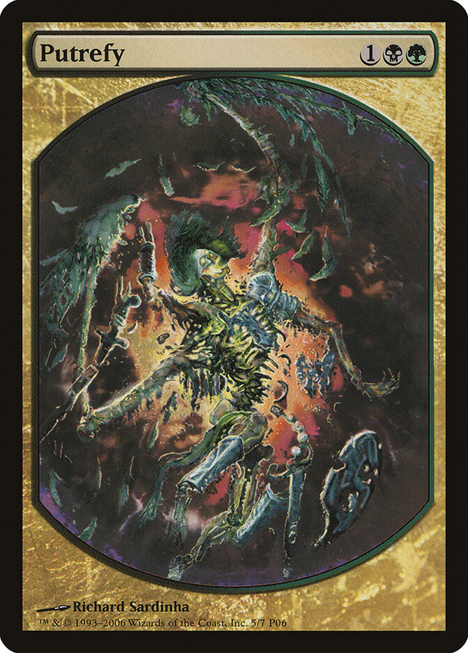 Putrefy card front