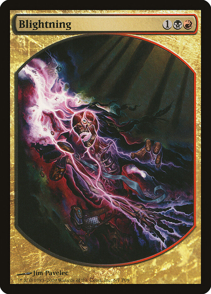 Blightning card front