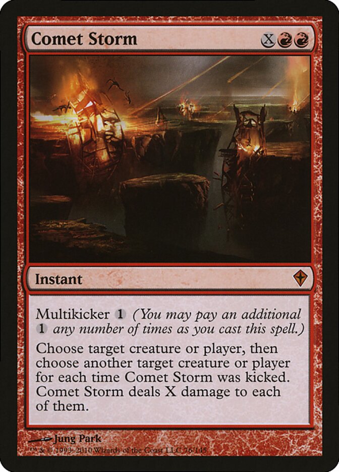 Comet Storm card front