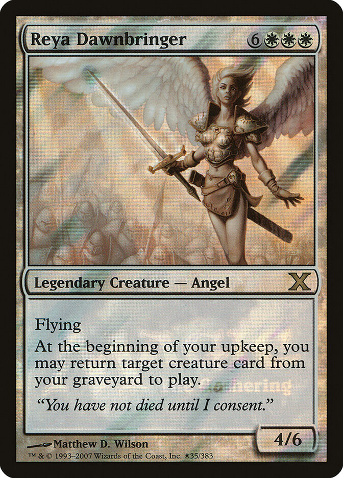 Reya Dawnbringer card front