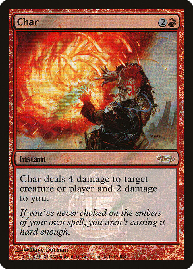 Char card front