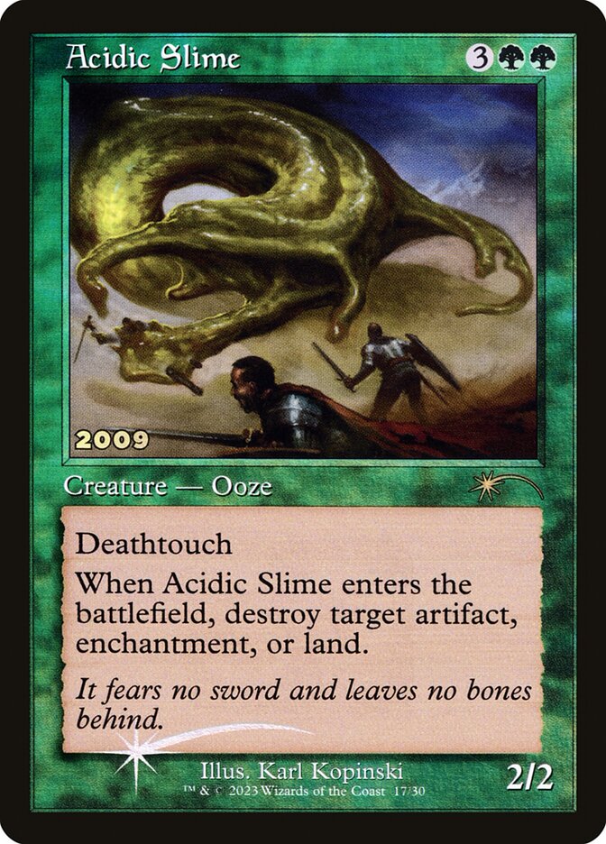 Acidic Slime card front