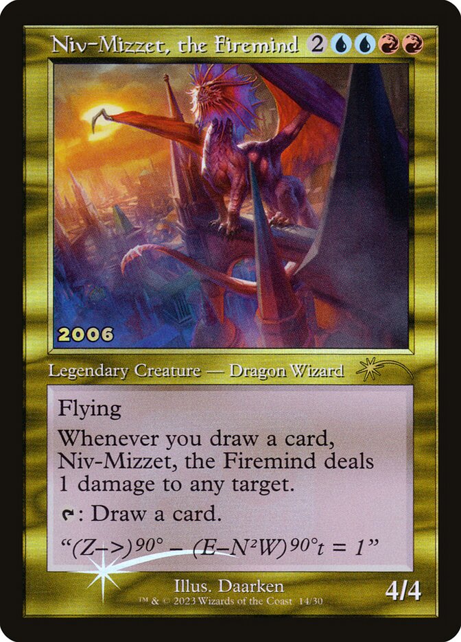 Niv-Mizzet, the Firemind card front