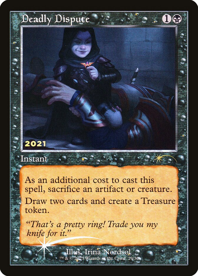 Deadly Dispute card front