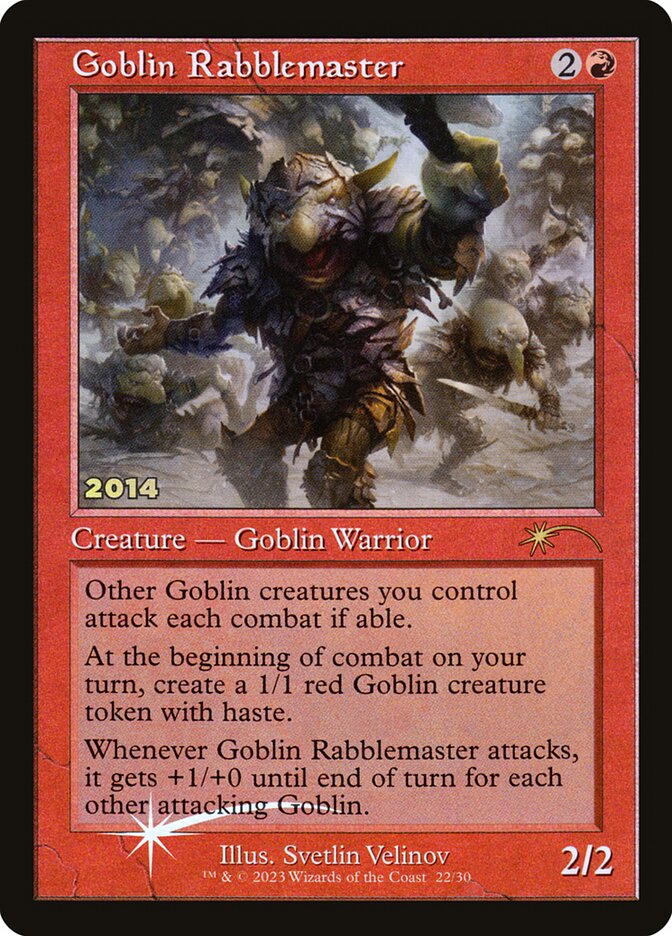 Goblin Rabblemaster card front