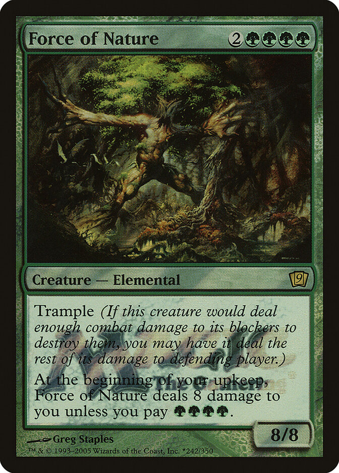 Force of Nature card front