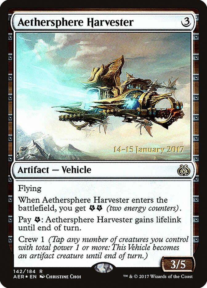 Aethersphere Harvester card front