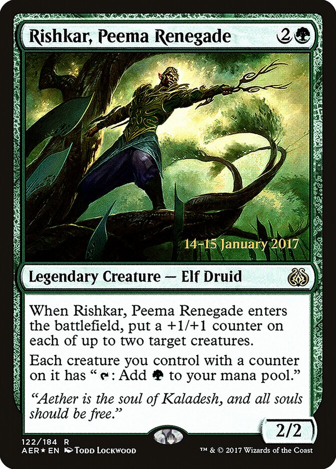 Rishkar, Peema Renegade card front
