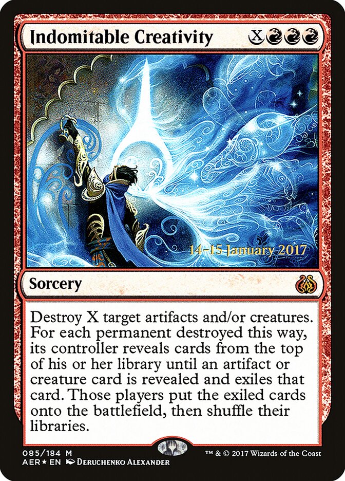 Indomitable Creativity card front