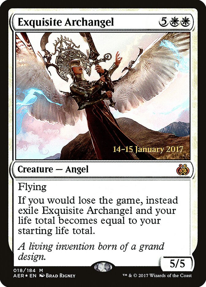 Exquisite Archangel card front