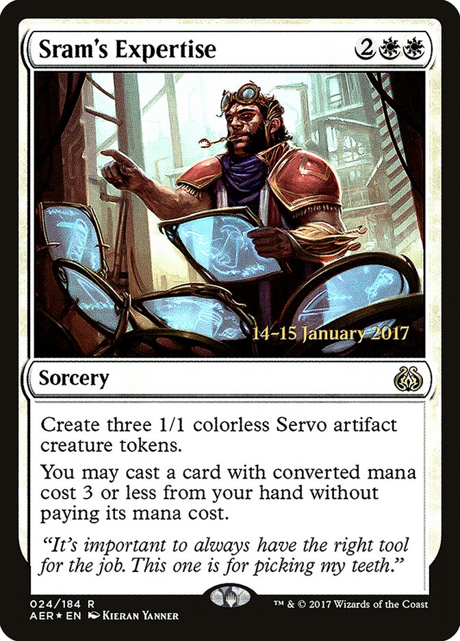 Sram's Expertise card front