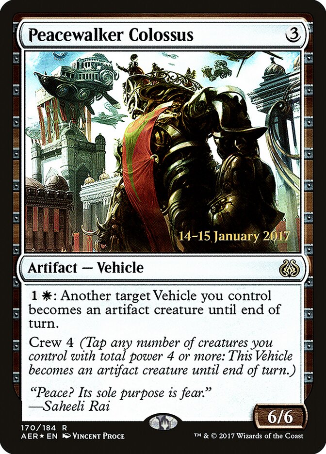 Peacewalker Colossus card front