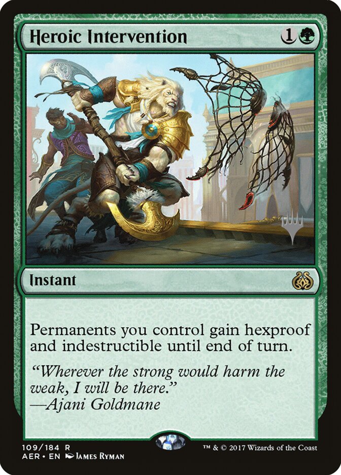 Heroic Intervention card front