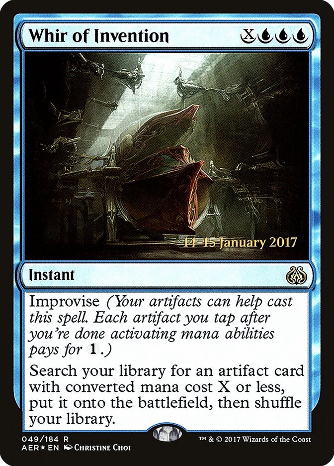 Whir of Invention card front
