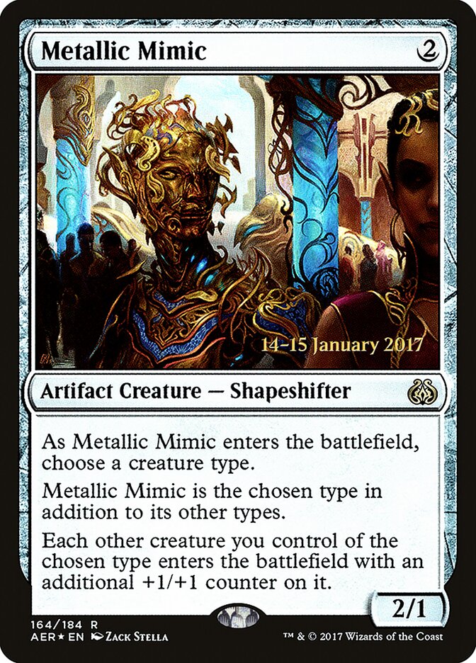 Metallic Mimic card front