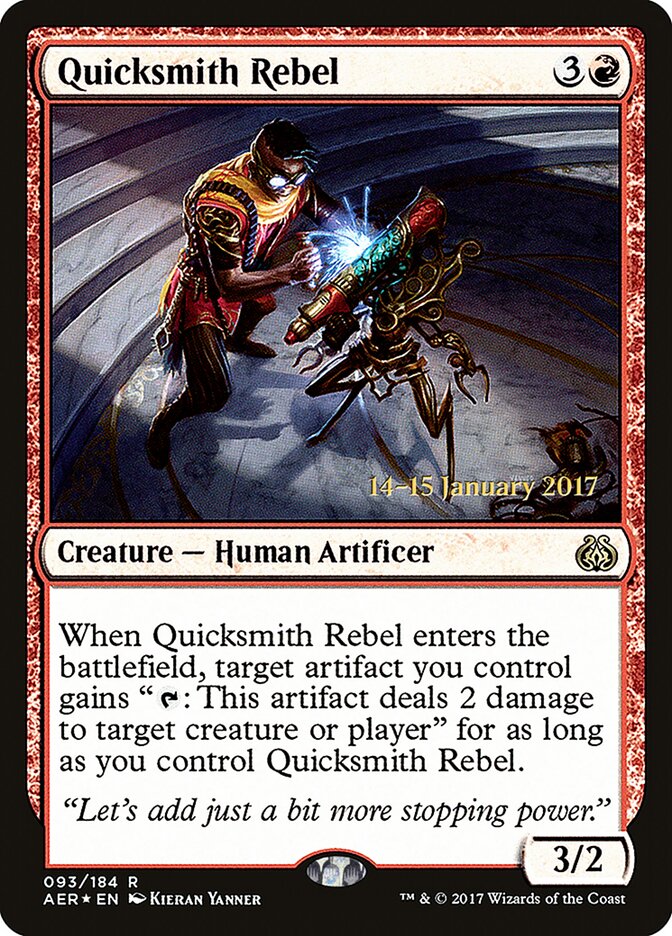 Quicksmith Rebel card front