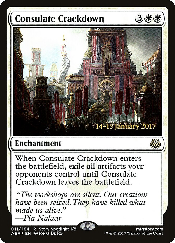 Consulate Crackdown card front
