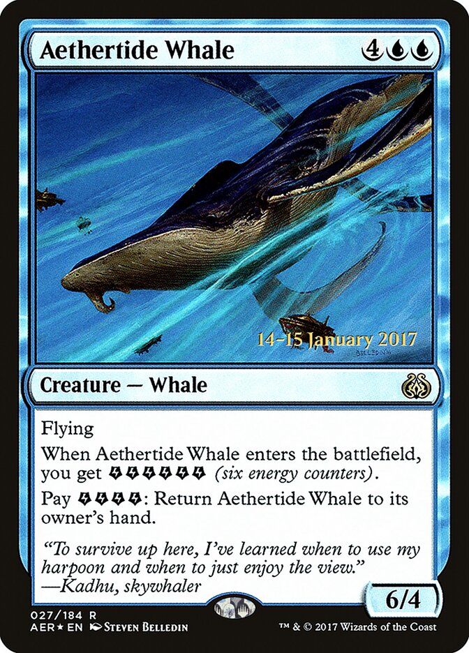Aethertide Whale card front