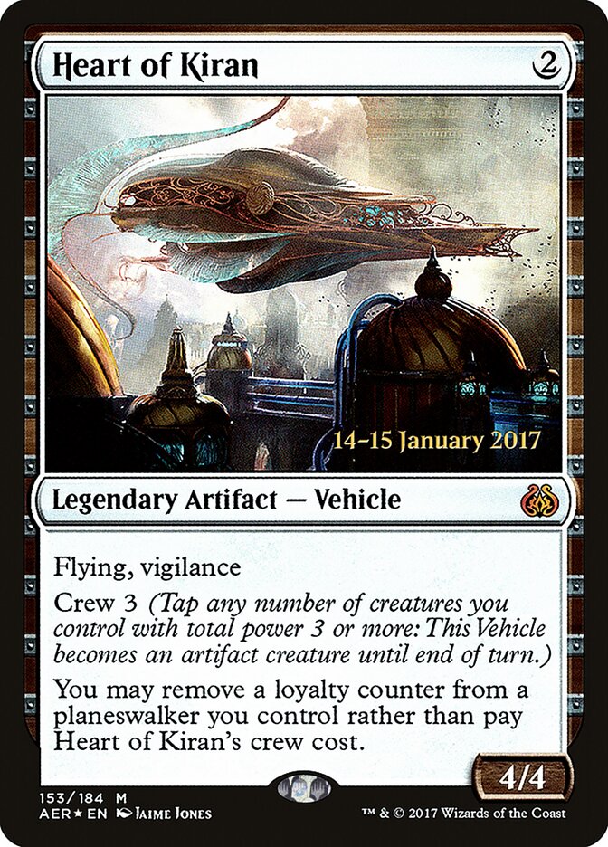 Heart of Kiran card front