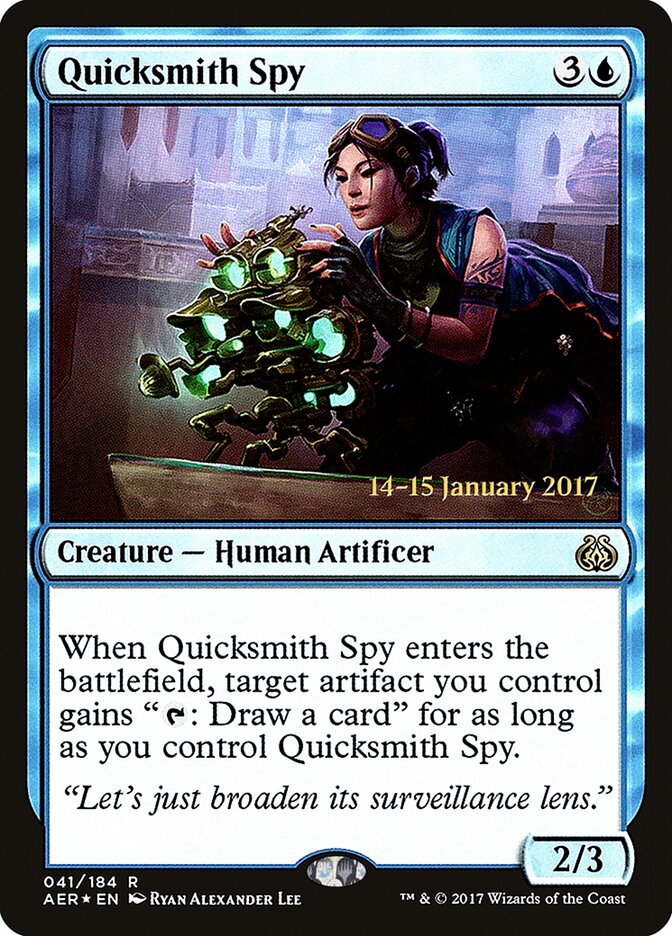 Quicksmith Spy card front