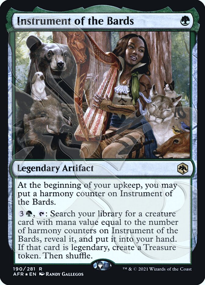 Instrument of the Bards card front