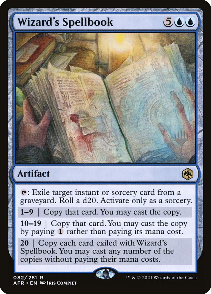 Wizard's Spellbook card front