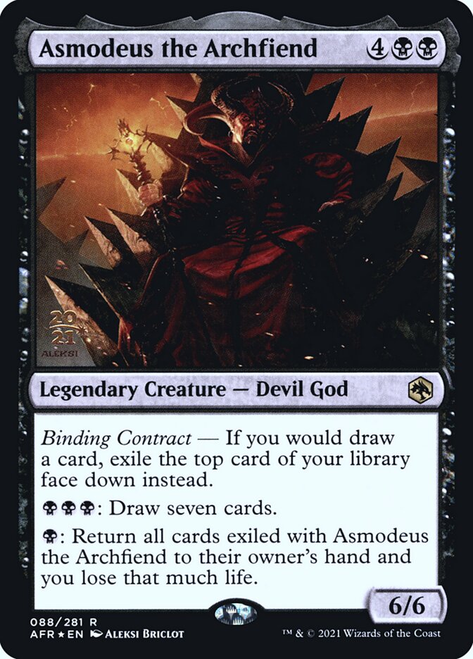 Asmodeus the Archfiend card front