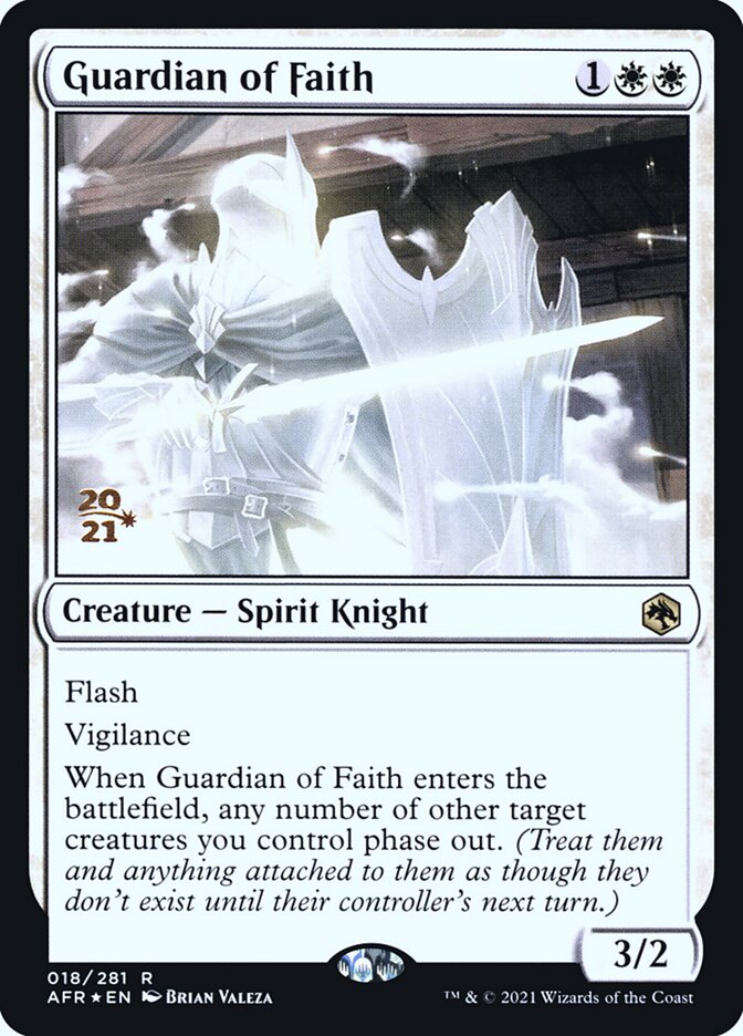 Guardian of Faith card front
