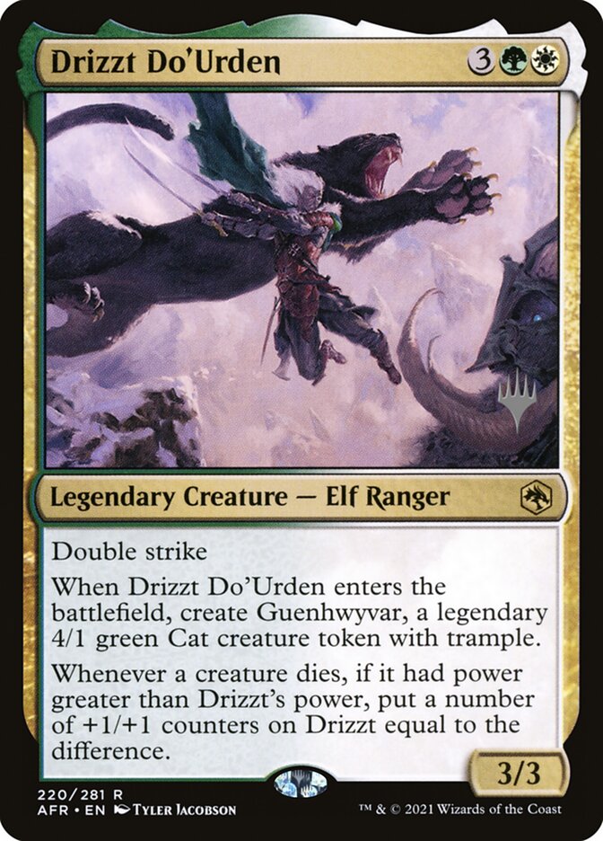 Drizzt Do'Urden card front