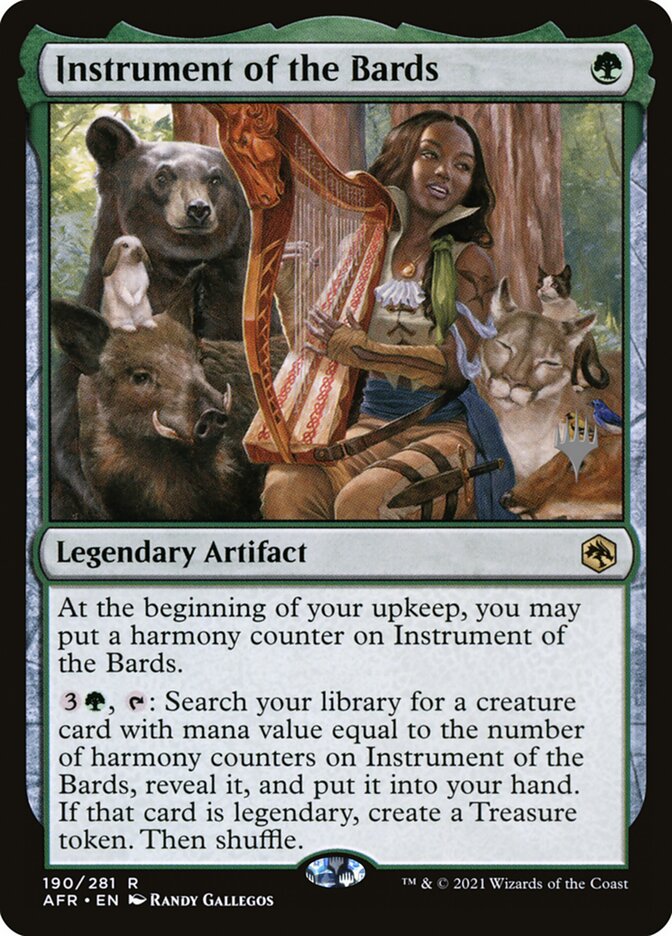 Instrument of the Bards card front